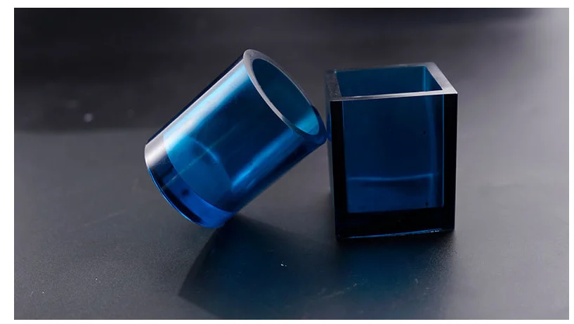 Polymer Resin Mould for Handmade Pen Holder DIY Plaster Clay Pot Silicone Mold for Concrete Planter Making
