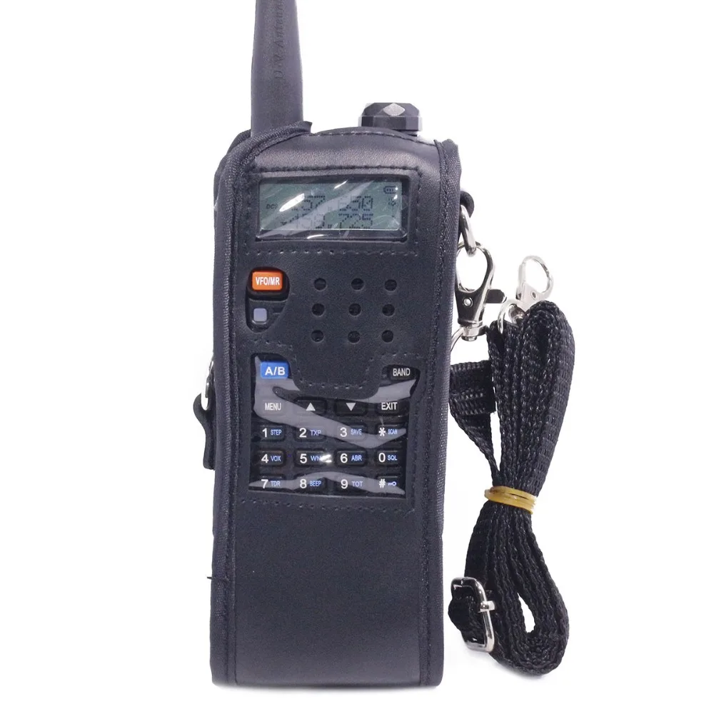 Расширенный Carry кожаный мягкий чехол кобура Чехол для BaoFeng UV-5R UV-5RE серии 3800 мАч Батарея двухстороннее радио Walkie Talkie