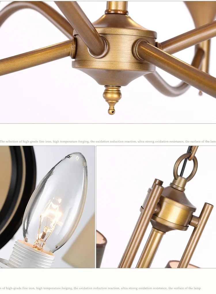 Contemporary Chandelier, Modern American Style Dining Room Chandeliers Lighting Fixture Pendant Light for Bedroom Living Lamp (14)