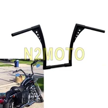 1-1/" Drag Fat Bar мотоцикл APE вешалка руль 16" Rise 34-1/" широкий для Harley Sportster Touring Dyna Кафе Racer Chopper