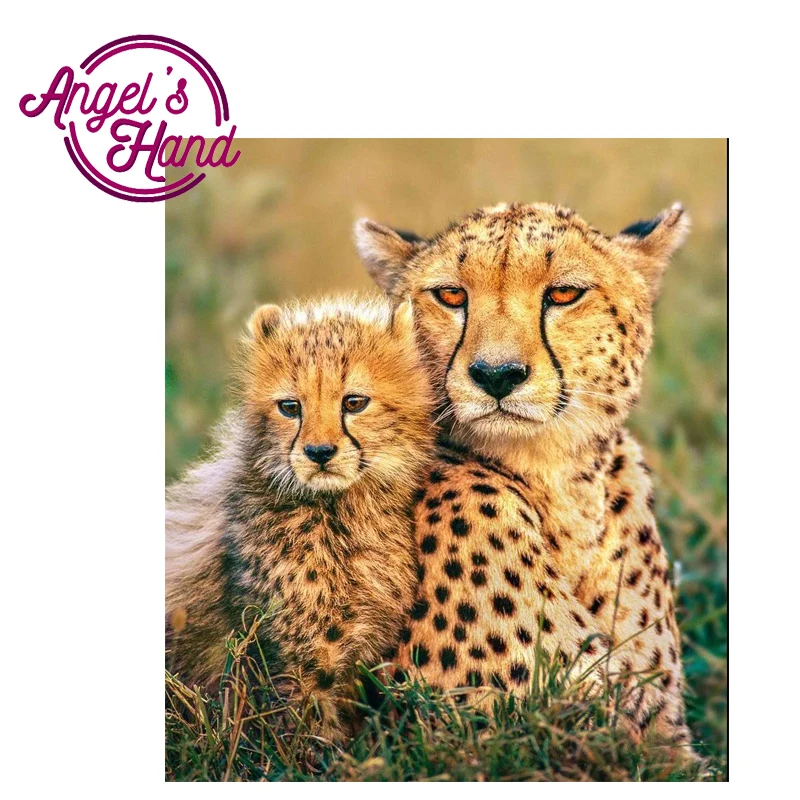 diamond embroidery animals Cheetah 5D diy diamond painting cross stitch