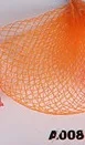 3/"(1,5 см) высокого качества традициям кринолин Аксессуары для волос ручной работы fascinators DIY craft 100 Двор/lot 25 двор/цвет, 4 цвета в партии - Цвет: A008