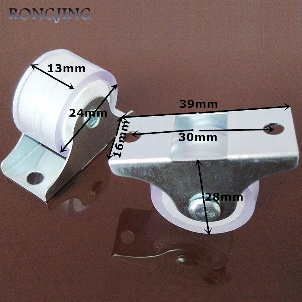 1 ''бесшумный пластмассовый литой диск DIY силиконовый ролик 10 шт.|fixed castor|castor
