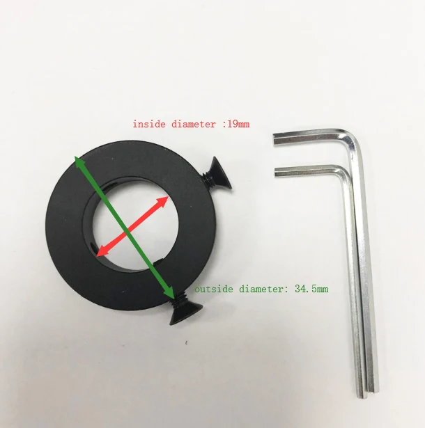 

Aplus Aluminum Front End Cap For Keymod Handguard Rail inner diameter 19 mm Outside 34.5 mm_Black