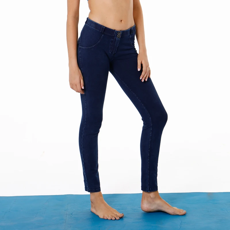 Новые модные джинсы с низкой талией женские обтягивающие джинсы с эффектом пуш-ап узкие джинсовые брюки-карандаш Стрейчевые женские размера плюс секси джинсы брюки