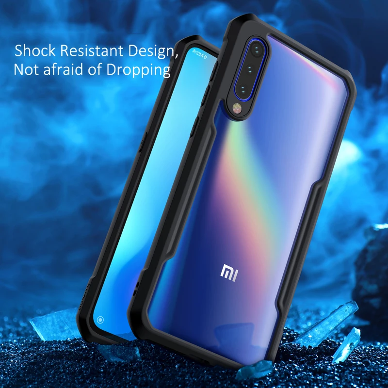 XUNDD Airbag Shockproof Case For Xiaomi Mi9 Cover 360 Full Protective Transparent Back Cover for Xiaomi Mi 9 Case Coque