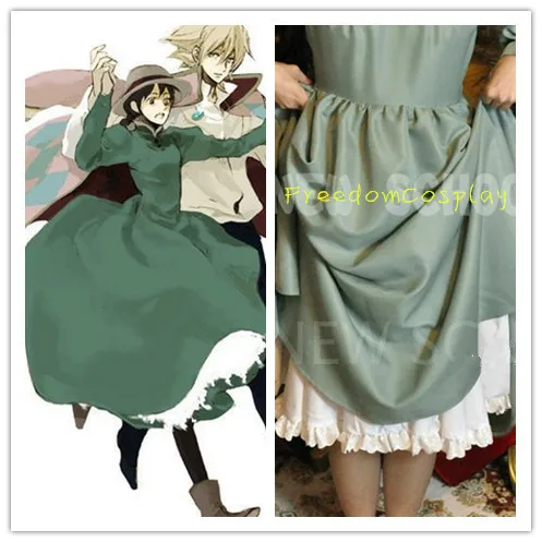 

Howl's Moving Castle Sophie Hatter Cosplay Costume dress