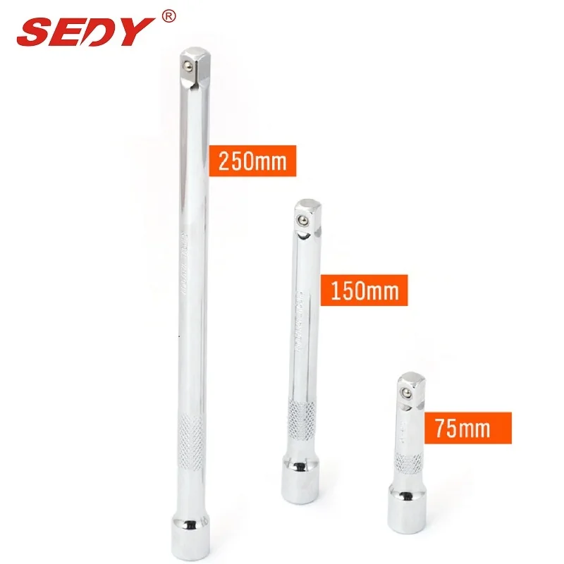 

3 UNID, 3 ", 6", 10 "Length 3/8" Impact Unit Extension Socket Extension Bar Set Socket Set Car Adapter Kit Auto Repair Tools