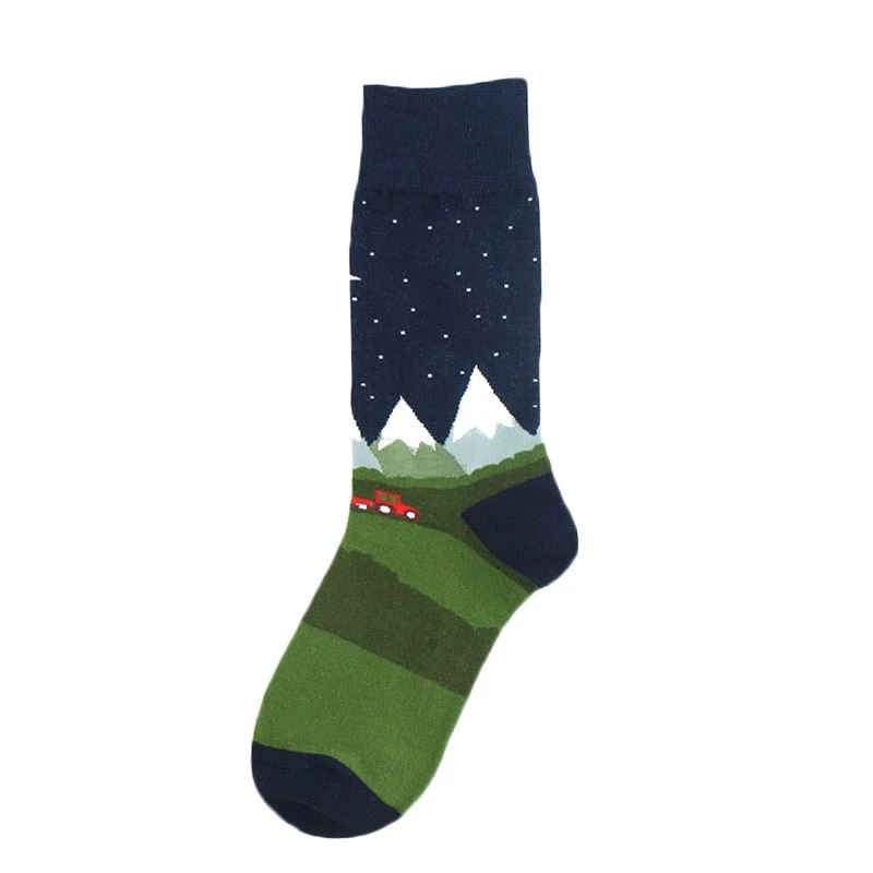 9 CHAOZHU унисекс для мальчиков и девочек модные кроссовки calcetines счастливые носки для мужчин и женщин с героями мультфильмов собака печенья яблоко динозавр Повседневная sox - Цвет: 9