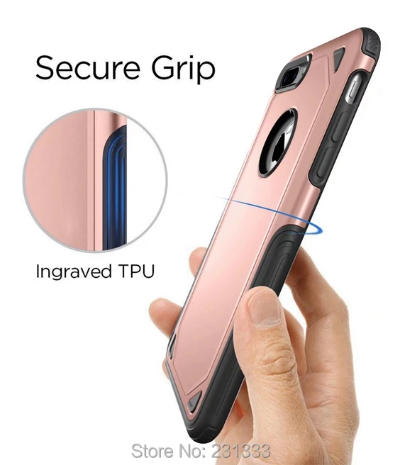 C ku для Iphone X 8 7 Plus 7PLUS 6 6S армированный ПК ТПУ Жесткий чехол Гибридный ударопрочный