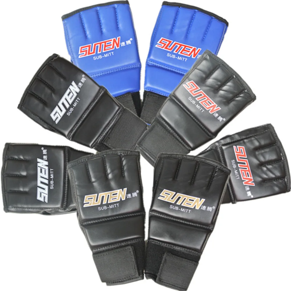 Fighting Leather Heavy Bag Gloves IUCN Water