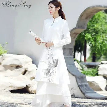 

2018 new vestidos dress vintage qipao dress cheongsam oriental dress chinese traditional clothing for women wedding dress CC003