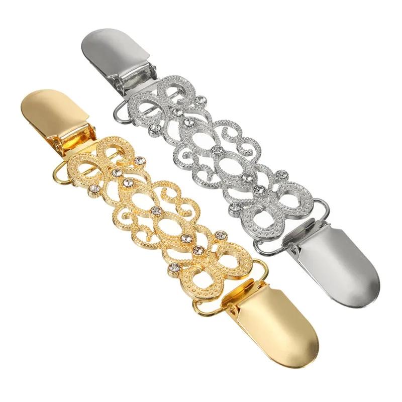 

Sweater Cardigan Clip Duck-mouth Clips Flexible Beaded Pearl Pin Brooch Shawl Shirt Collar Buckles For Clothing Decoration