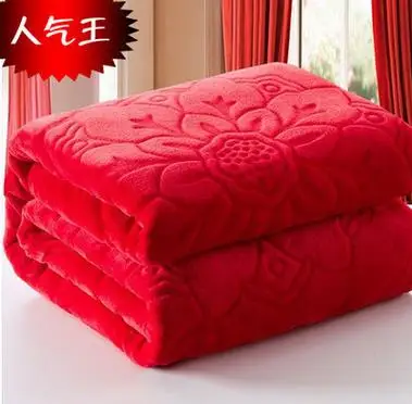 Различные цвета одеяло ковер фланель красный розовый зеленый цвет небесно синий