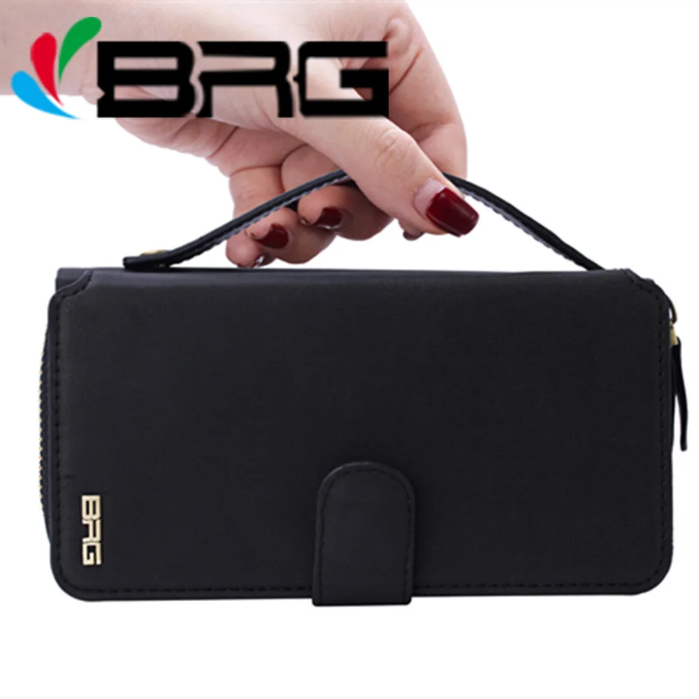 

Luxury BRG Handbag Wallet Leather Case For Samsung Galaxy S5 neo G903F Multi Card Slots Detached Phone Cover Business