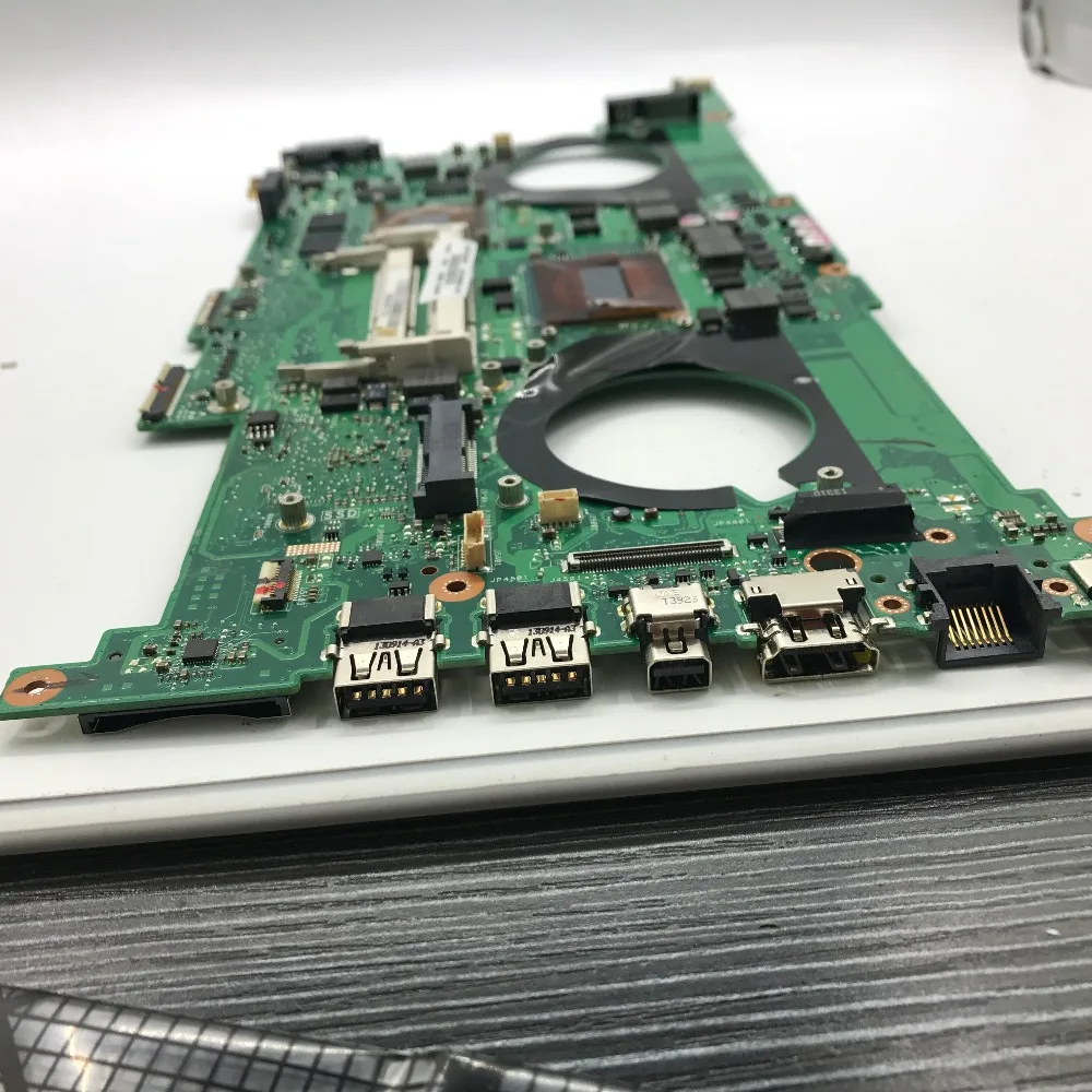  KEFU N750JV For ASUS N750JV N750JK motherboard I7-4700HQ CPU GTX750 Laptop motherboard REV2.0/2.1 m