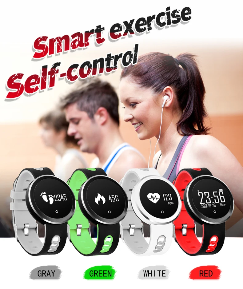 Smart Watch Q7 Smart Bracelet Wristband Fitness Tracker Android