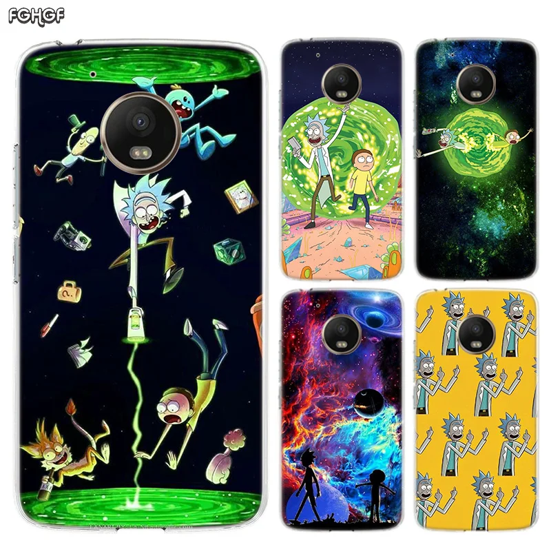 

Rick And Morty Silicone Hull Shell Back Case For Motorola MOTO G7 G5 G5S G6 E4 E5 Plus G4 Play Riverdale Cover