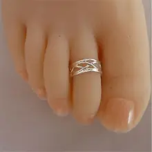 Бархатное серебряное покрытое цинковым сплавом регулируемое кольцо на палец для женщин