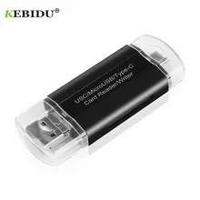 KEBIDU высокого Скорость 5-в-1 Тип C OTG кард-ридер с USB док-станция для ПК USB 3,0 чтения TF устройство чтения карт памяти Адаптер для Android компьютер