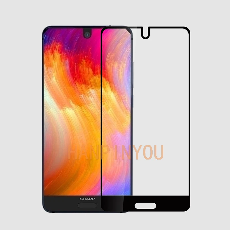 Для Sharp Aquos S2 5 &quotПолное покрытие жесткий крепкий переднее закаленное стекло
