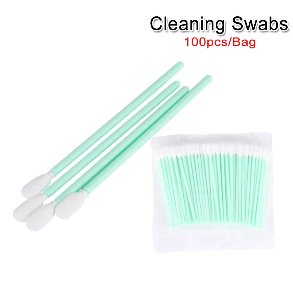 

Good High quality 100pcs/ pack non-woven cotton laser cleaning swabs for fiber laser protective mirrirs/windows Precitec/WSX