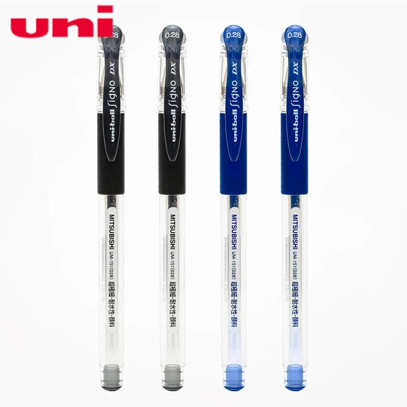 UNI UM-151 0,28 мм Минимальная гелевая чернильная ручка Япония Uni шариковая Signo UM-151-28 одна деталь UM151
