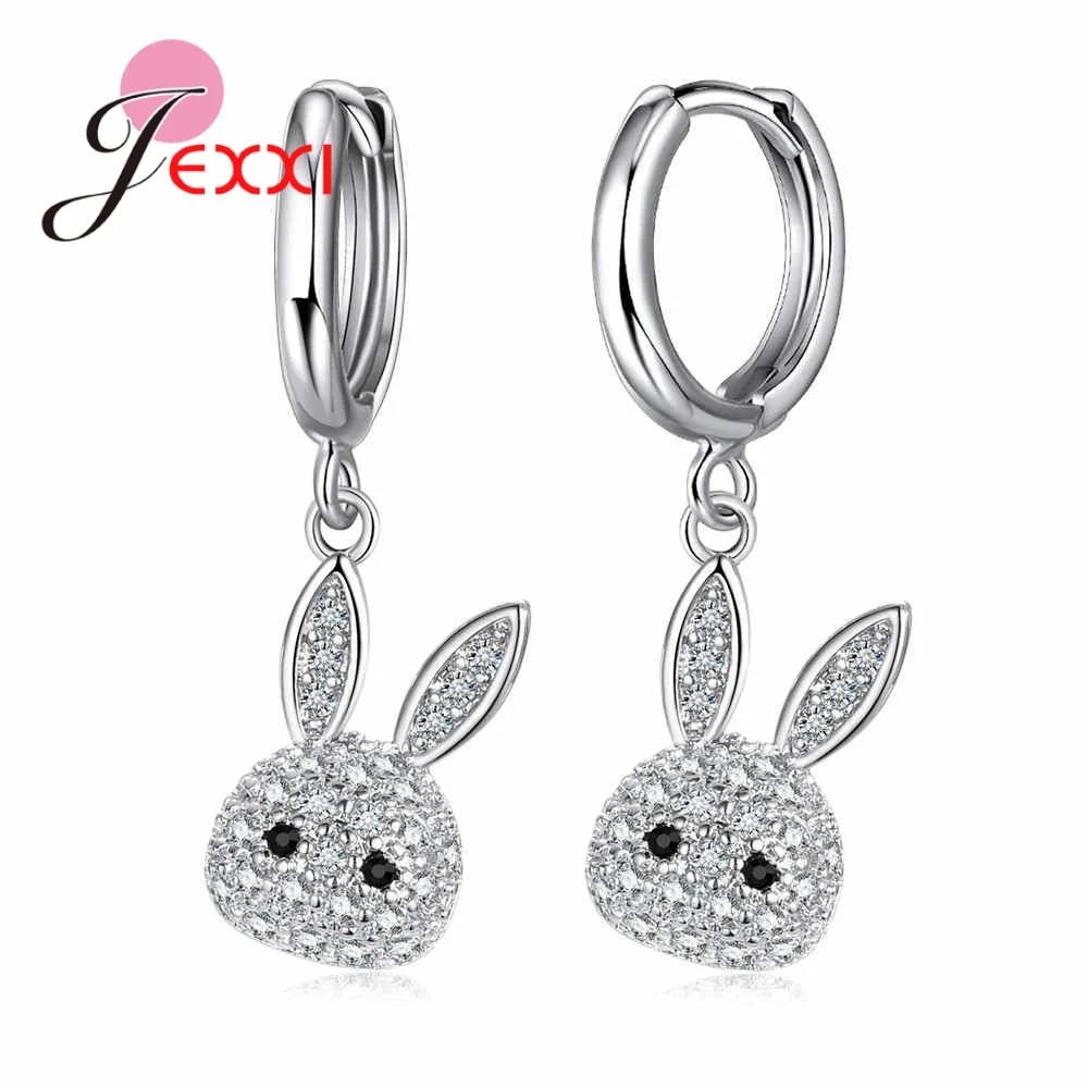

Giemi 925 Sterling Silver Circle Earring Promotion Colourful Cubic Zirconia Crystal Piercing Earrings Brincos Ear Jewelry