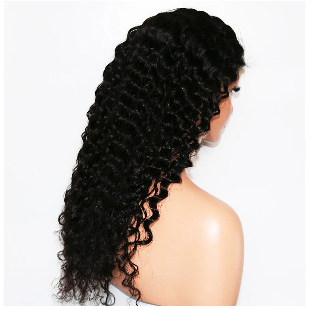 SimBeauty 13x6 фронтальные парики шнурка для черных женщин бразильский предварительно сорвал парик шнурка бесклеевые человеческие волосы парики для черных женщин