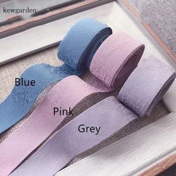 

Kewgarden Satin Ribbons 1" 5/8" 35mm Handmade Tape DIY Bowknot Cotton Ribbon Clothing Accessories Riband 5meter / lot