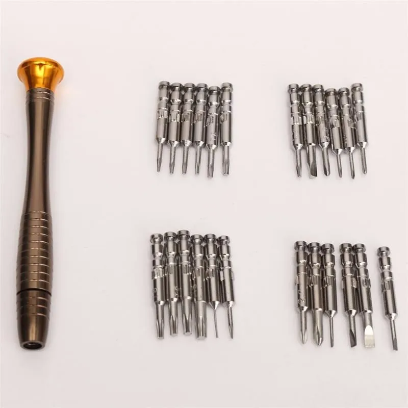 High Quality Cell Phone Repair Tools Set 25 in 1 Precision Torx Screwdriver for iPhone Laptop Cellphone Electronics Hand Tool