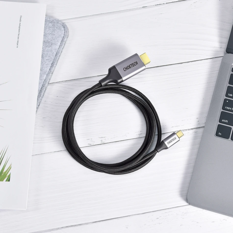 Choetech USB C на HDMI Тип Кабеля для MacBook samsung Galaxy S9/S8 huawei Коврики 20 P20 Pro USBC адаптер iPad