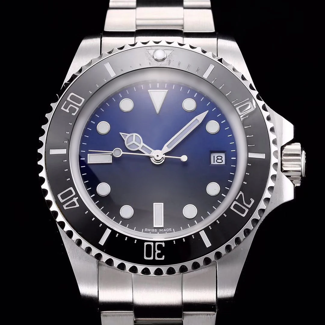 

2019 new AAA high quality luxury brand watch 116619LB-97209 series 40MM blue black two-color dial ceramic bezel men's wristwatch
