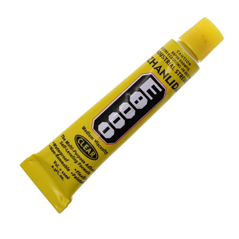 

10ml Industrial Liquid E8000 Glue Zhanlida Touch Screen Textile Fabric Crystal Adhesive E-8000 Cyanoacrylate Stationery Store UV