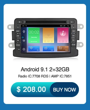 Top NaviFly DSP Android 9.0 car multimedia radio player for Dacia/Duster/Logan/Sandero /Lada Xray 2 with GPS navigation stereo 1 Din 1