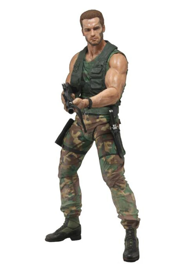 30TH Anniversary Aliens vs Predator Jungle Hunter Unmasked Masked Demon Extraction Patrol Encounter Disguise Dutch Action Figure (11)
