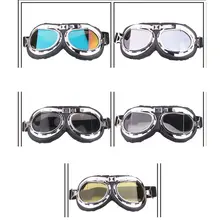 Vintage Angled Goggles Motorcycle Cross-country Goggles Wind-proof mirror sports riding goggles