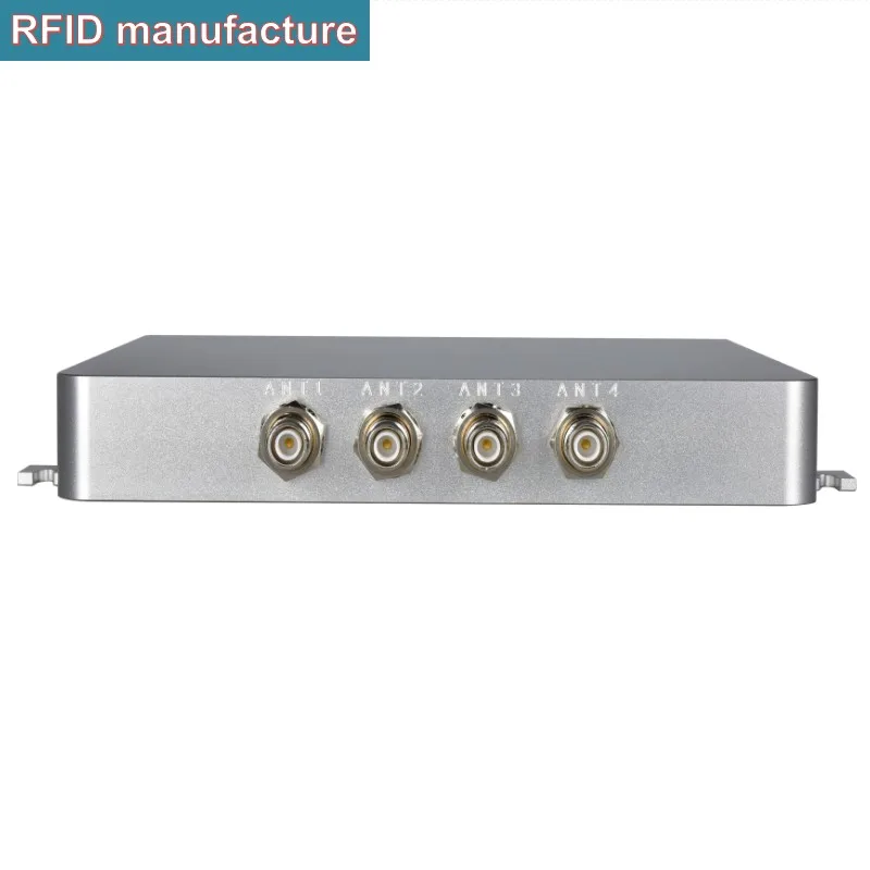 

long range 4ports UHF RFID Impinj R2000 reader with passive epc gen2 ISO18000-6c for parking people access warehouse management