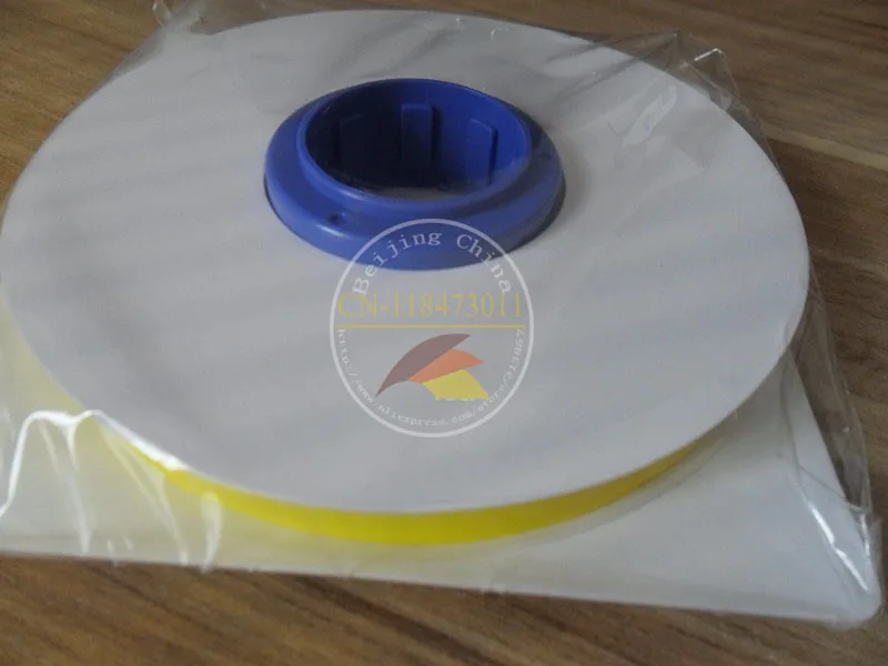 Трубки красящей ленты принтера core этикетка лента tm-1109y желтый для электронных надписи машина Mk2100/2500 m-1pro Mk1500