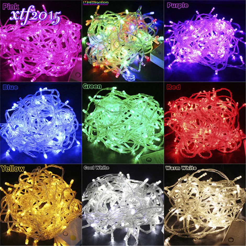 10M/20M 100/200 LEDs Led String Light Waterproof Holiday Christmas Wedding Garden Party Decoration Decorative | Освещение