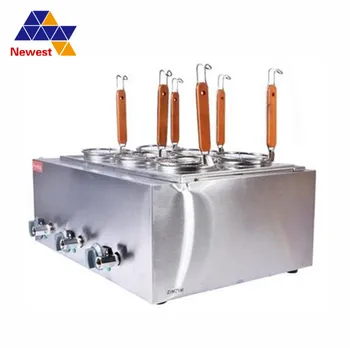 

6 Baskets Commercial Use Table Top 220v Electric Noodle Pasta Cooking Machine ,Noodle Pasta Basket Cooking Machine for Sale