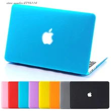 Модный жесткий матовый чехол для ноутбука Apple Macbook, Чехол Air Pro retina 1" 12" 1" 15" с/без сенсорной панели, цветов