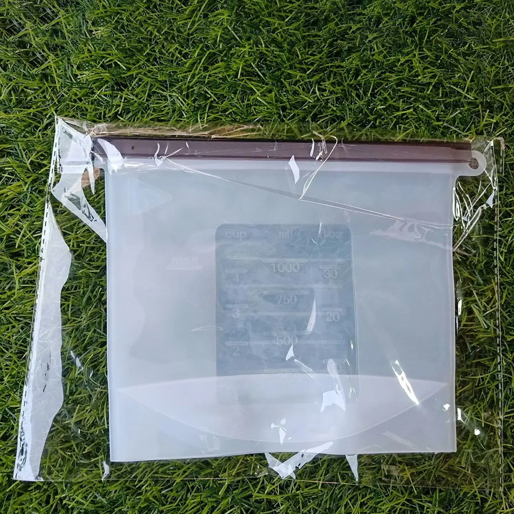 Пищевая вакуумная герметичная силиконовый мешок для хранения пищевой упаковочный герметизируемый пакет бульон хранение замороженных продуктов мешок
