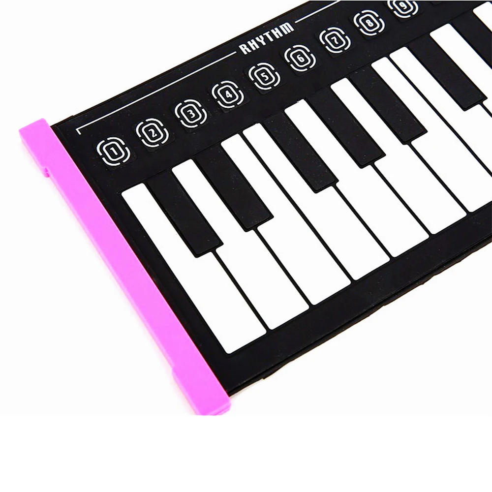 Portable 49 Keys Flexible Roll Up Piano Electronic Soft Keyboard Piano