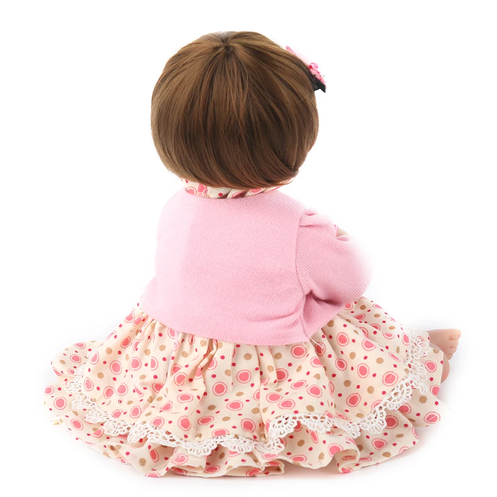 Детские мягкие игровые игрушки 40 см силиконовая кукла Reborn Baby Alive Bebe Boneca для
