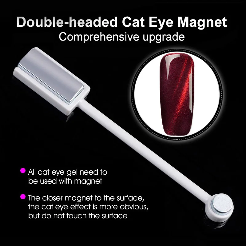 3D 5D дизайн магнитная палочка Гель-лак «кошачий глаз» Магнитный Многофункциональный толстый сильный магнит палочка для дизайна ногтей Маникюрный Инструмент - Цвет: 1pcs Magnet 2