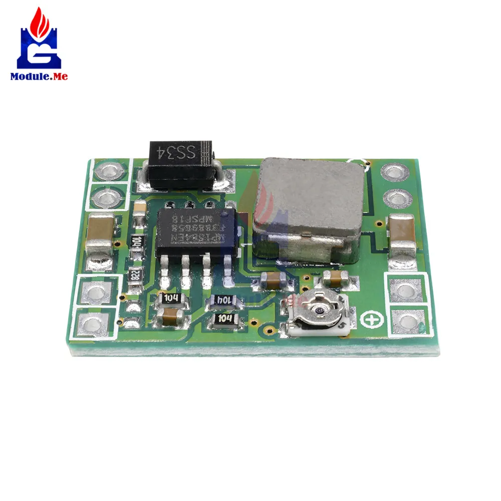 Понижающий мини преобразователь Регулируемый Модуль питания для Arduino LM2596 3 А от 4 5