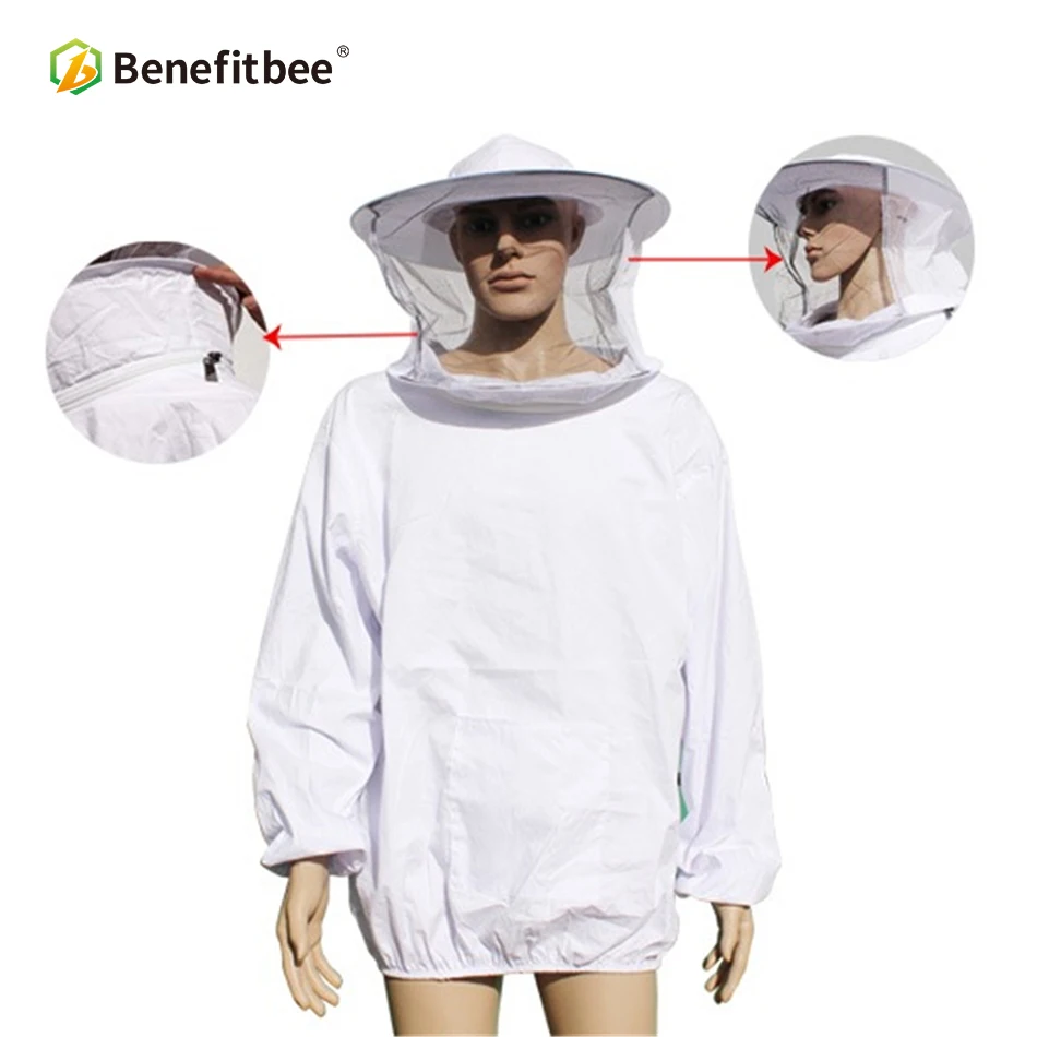 

Benefitbee Brand Beekeeping Suit Bee Jacket Bee Suit Beekeeper Uniform for Beekeeping Clothes Apiculture Equipement Suits
