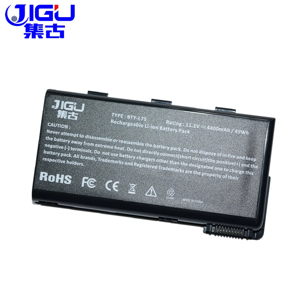 Jigu Аккумулятор для MSI BTY-L74 BTY-L75 A5000 A6000 A6203 A6205 A7200 CR600 CR610 CR610X CR620 CR630 CR700 CX600 MSI CX620