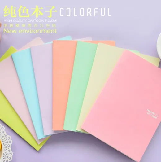 

student soft copy notebook stitching binding Simple can use for diary book